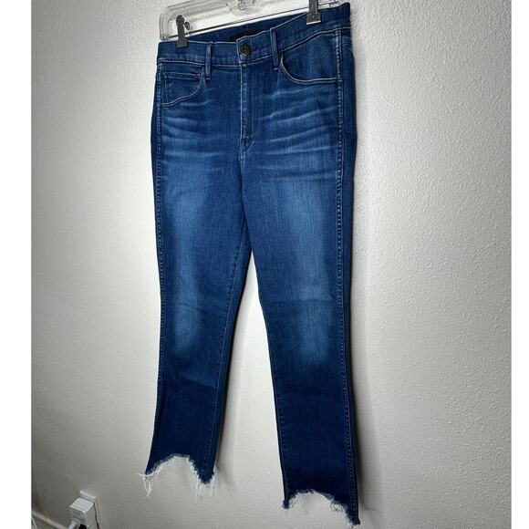 3x1 Eleta 1507 Authentic Straight Leg Raw Hem High Waist Jeans 29 - Picture 5 of 15